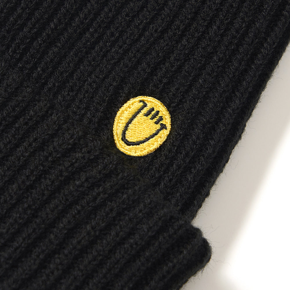 YORF BEANIE LOGO BLACK