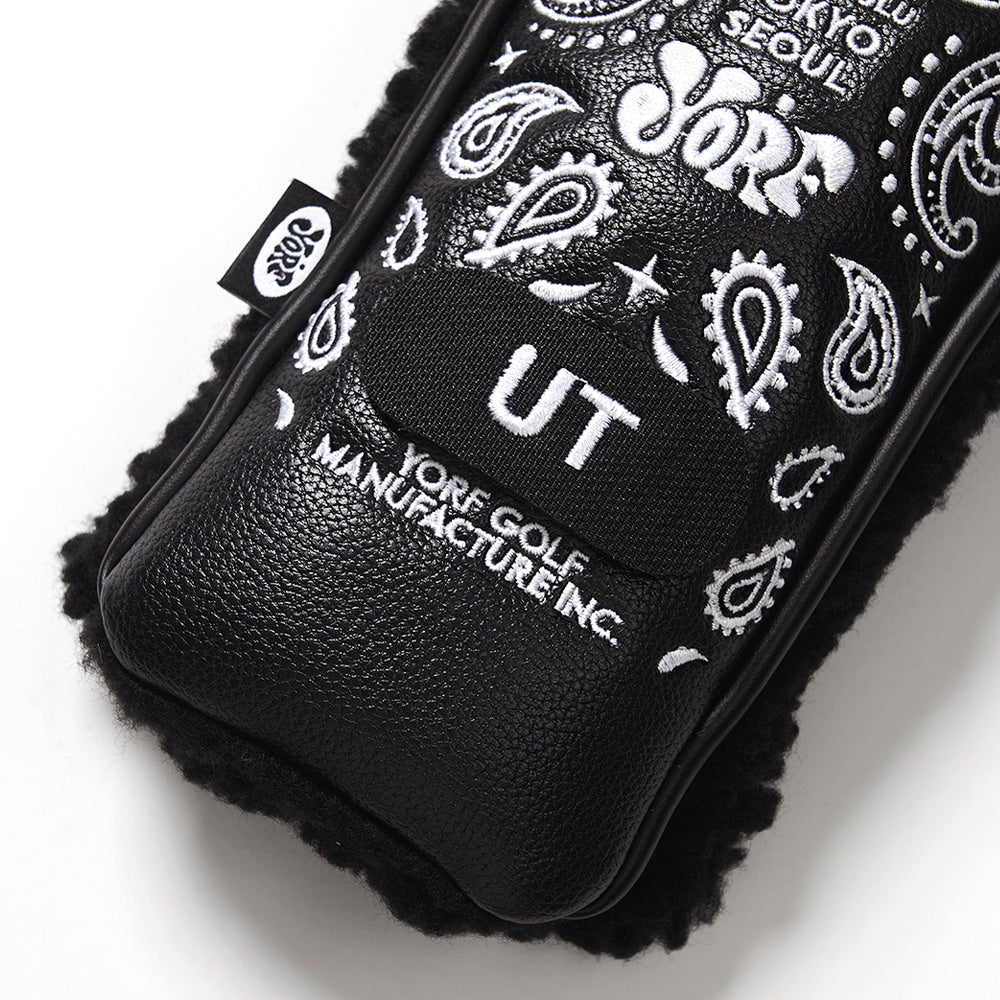 YORF PAISLEY BLACK HEAD COVER UTILITY
