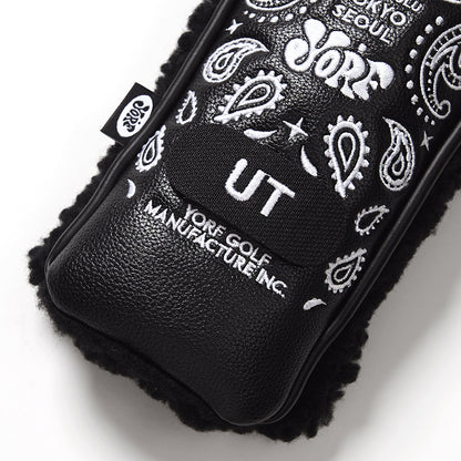 YORF PAISLEY BLACK HEAD COVER UTILITY