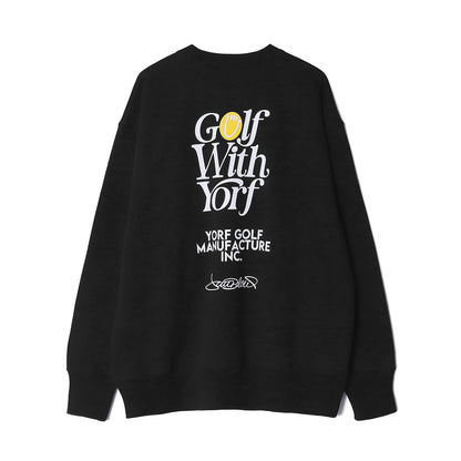 [GOAT別注]YORF LOGO CREW NECK SWEAT