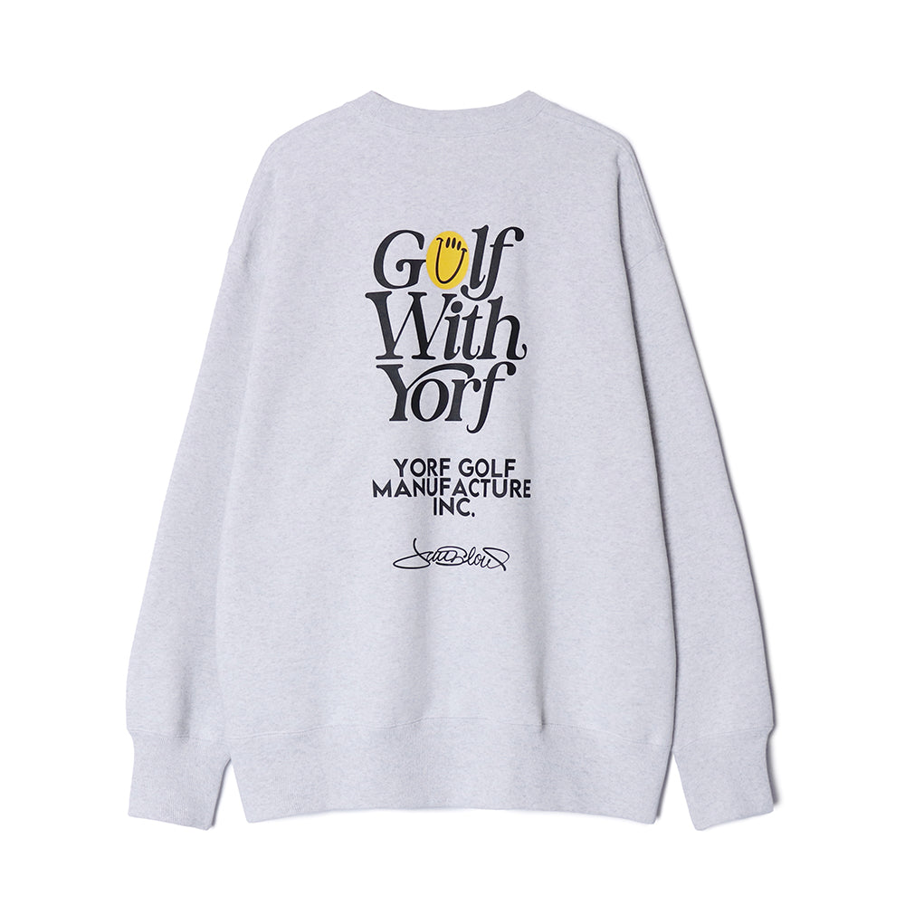 [GOAT別注]YORF LOGO CREW NECK SWEAT