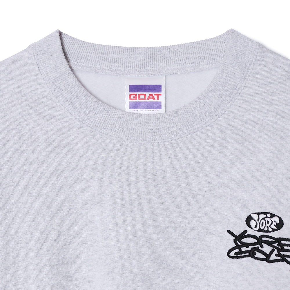 [GOAT別注]YORF LOGO CREW NECK SWEAT