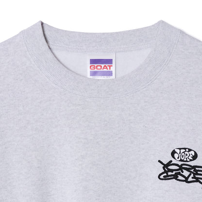 [GOAT別注]YORF LOGO CREW NECK SWEAT
