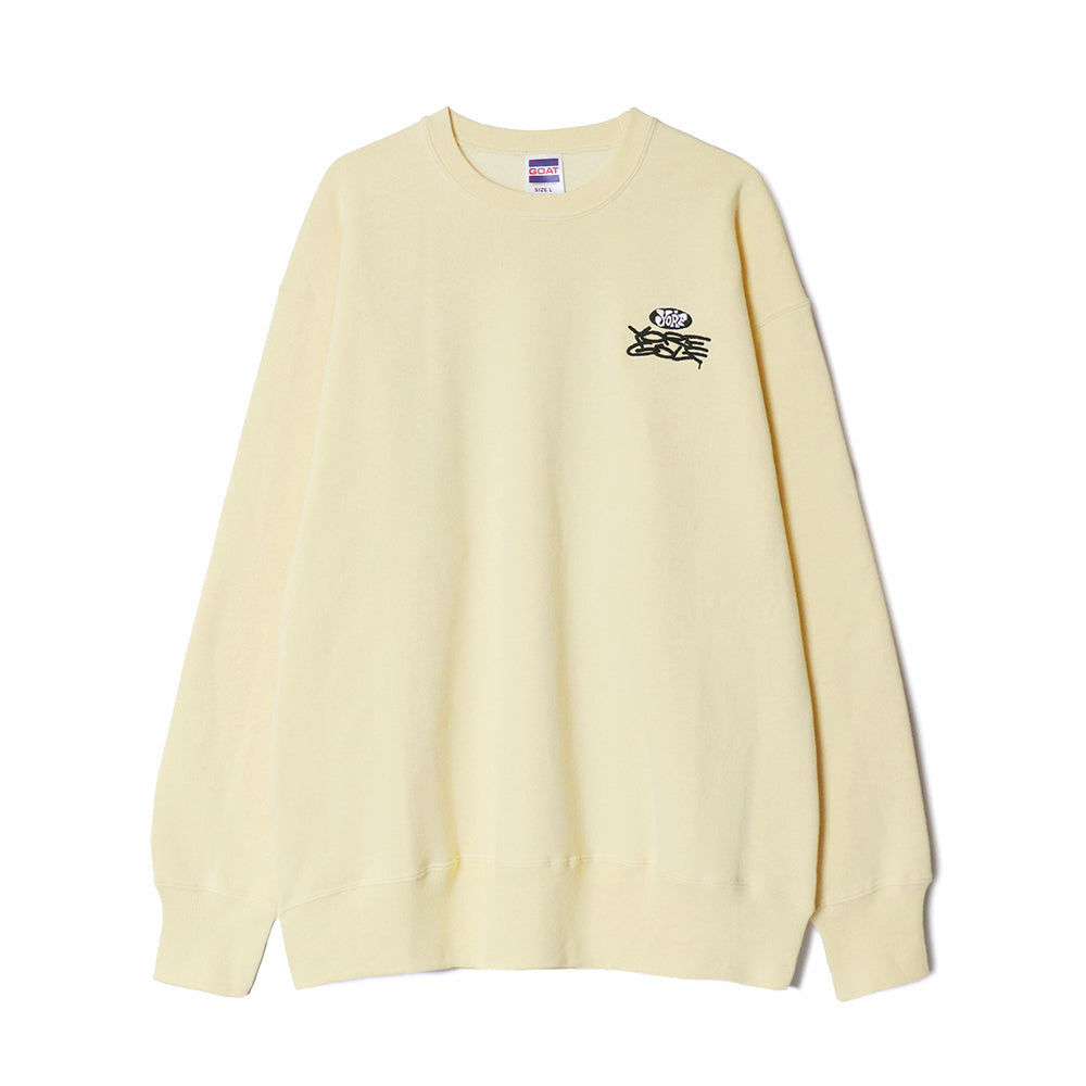 [GOAT別注]YORF LOGO CREW NECK SWEAT