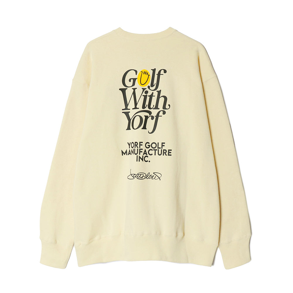 [GOAT別注]YORF LOGO CREW NECK SWEAT