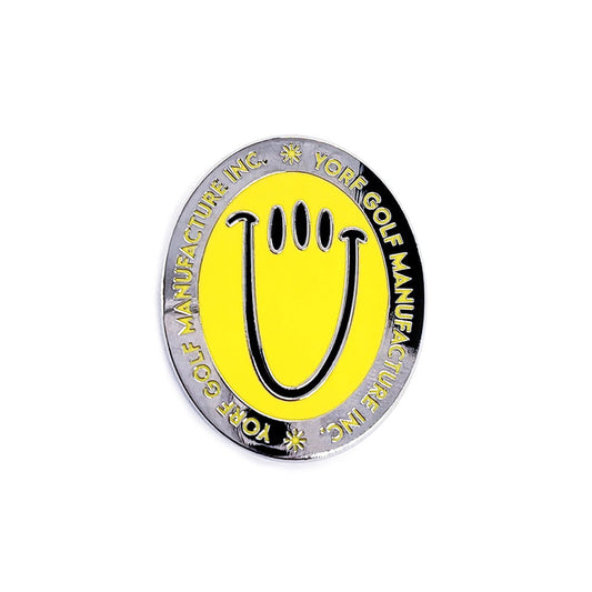 YORF BALL MARKER LEGACY SMILE YELLOW