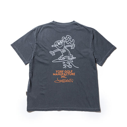 ヴィンテージライク刺繍ロゴTシャツ