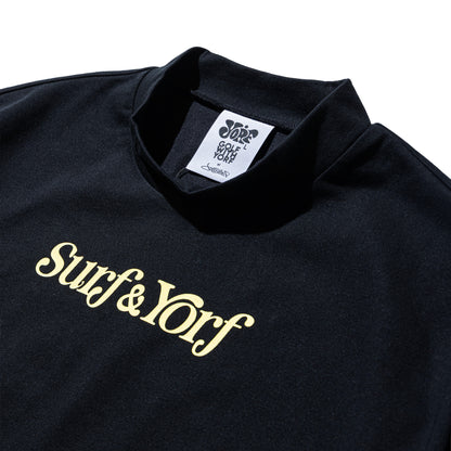 SURF & YORF ロゴグラフィックモックネック