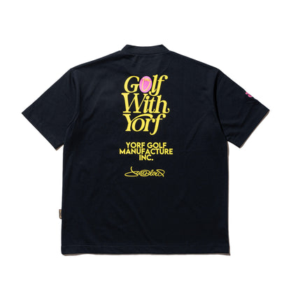 SURF & YORF ロゴグラフィックモックネック