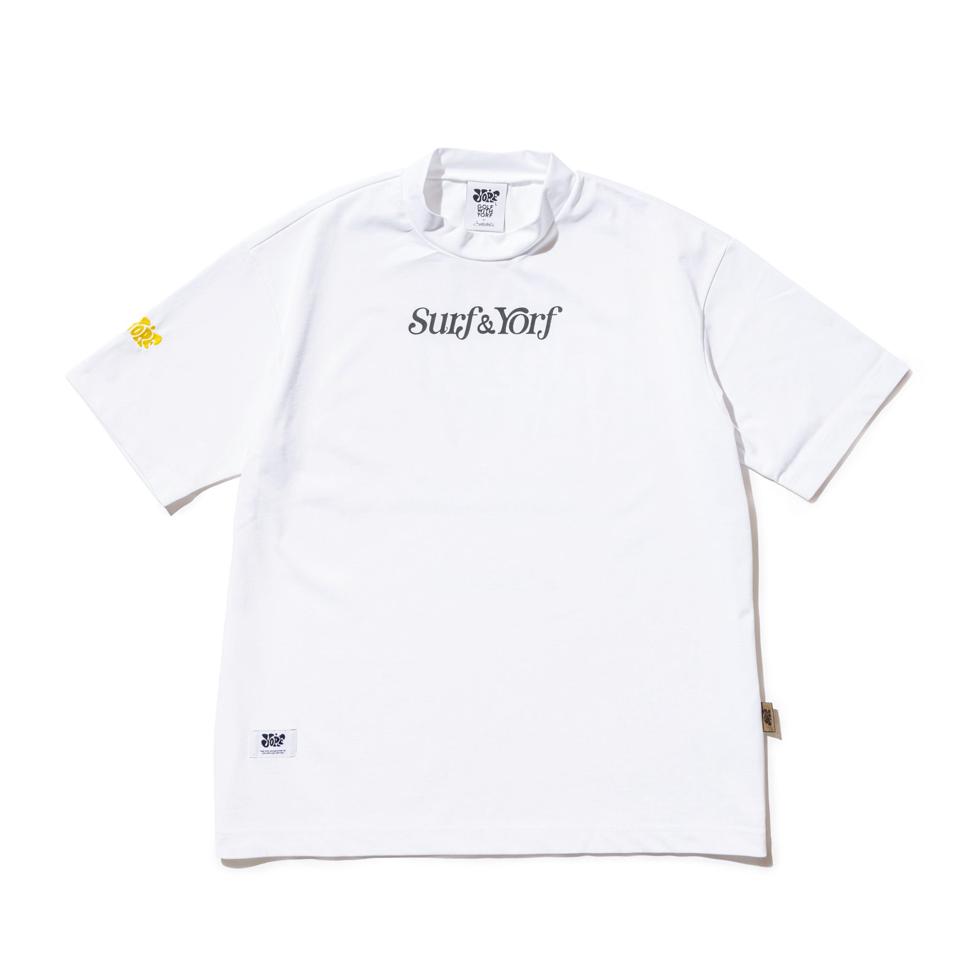RUFFLOG 24S ロゴモックネック（ホワイト・L） SURF & YORF ロゴグラフィックモックネック 【1086130302】 – YORF japan