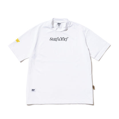 SURF & YORF ロゴグラフィックモックネック
