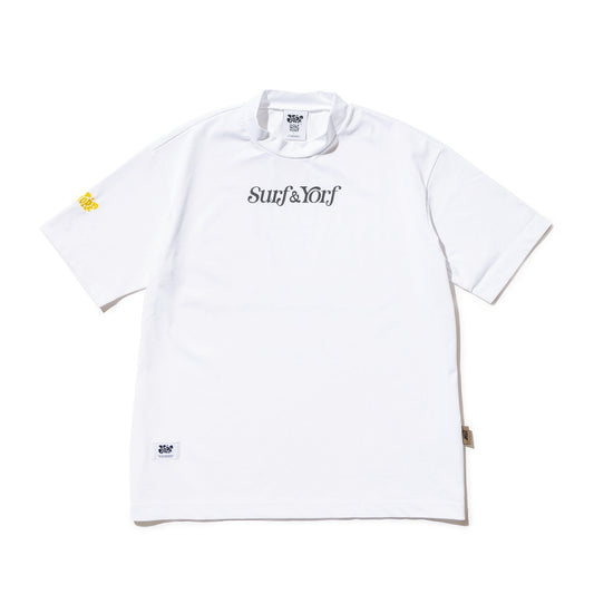 SURF & YORF ロゴグラフィックモックネック