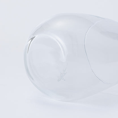 PEACE CROWN STEMLESS WINE GLASS