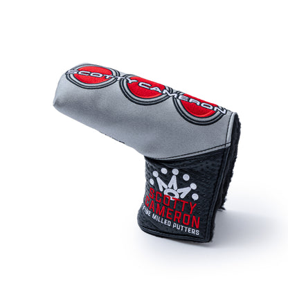 SILVER THREE RED DOTS HEADCOVER