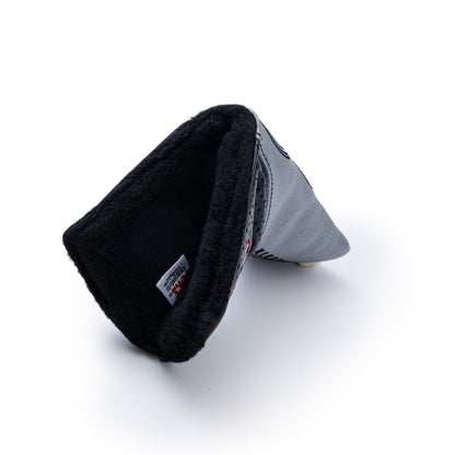 SILVER THREE RED DOTS HEADCOVER