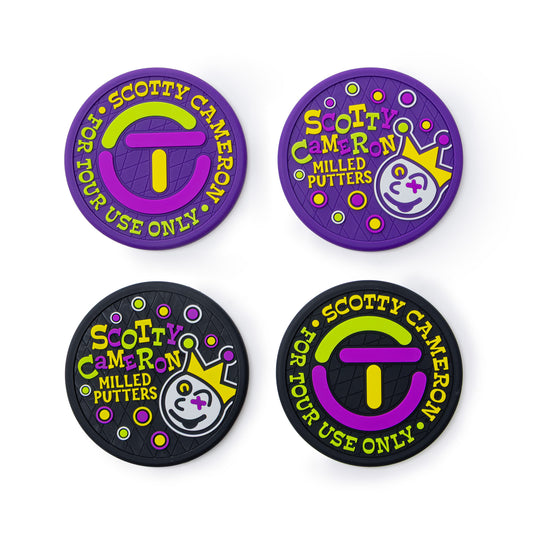 JACKPOT JOHNNY PARTY COASTERS - SET OF 4