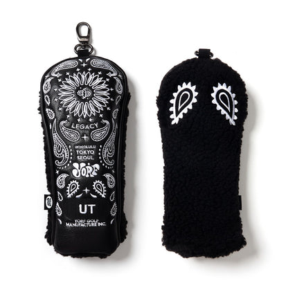 YORF PAISLEY BLACK HEAD COVER UTILITY