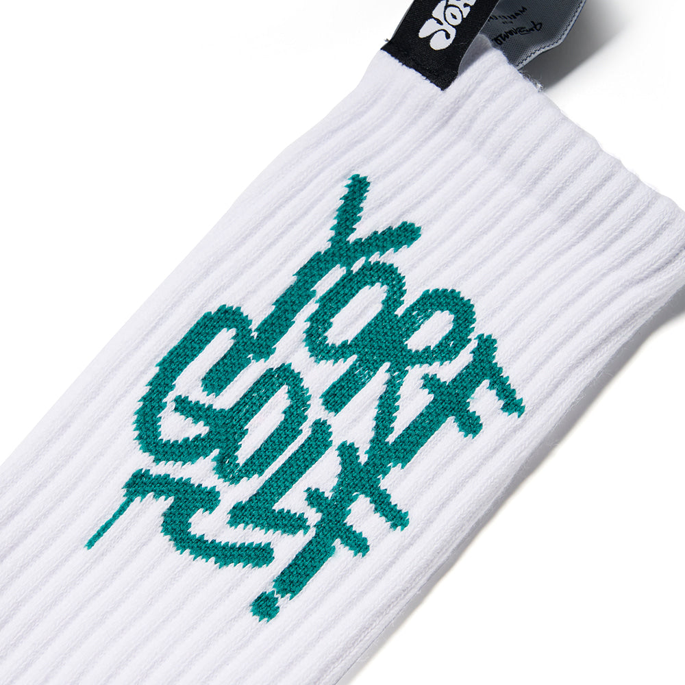 YORF TAG FIELD SOCKS WHITE