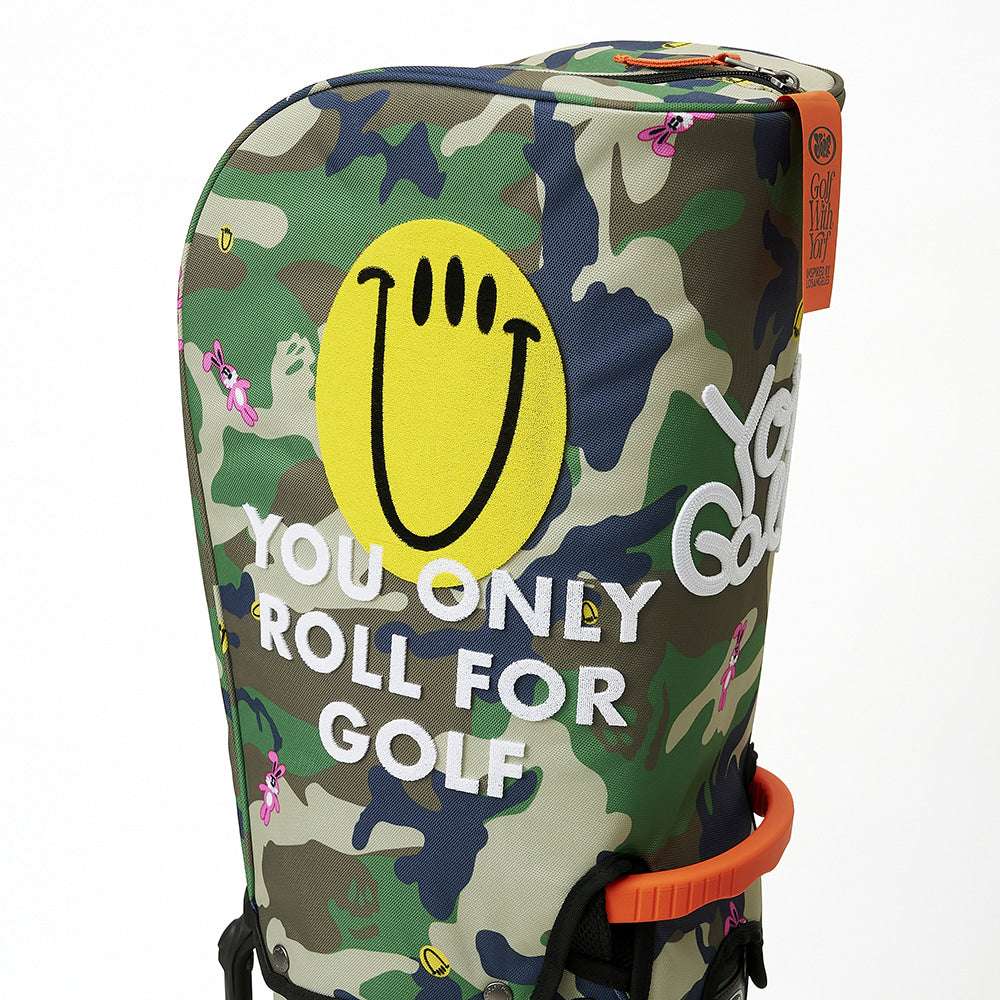 YORF WOODLAND CAMO STAND CADDY BAG KHAKI 【108-62-90902】