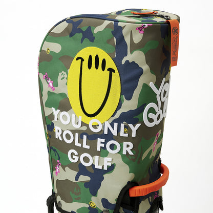 YORF WOODLAND CAMO STAND CADDY BAG KHAKI 【108-62-90902】