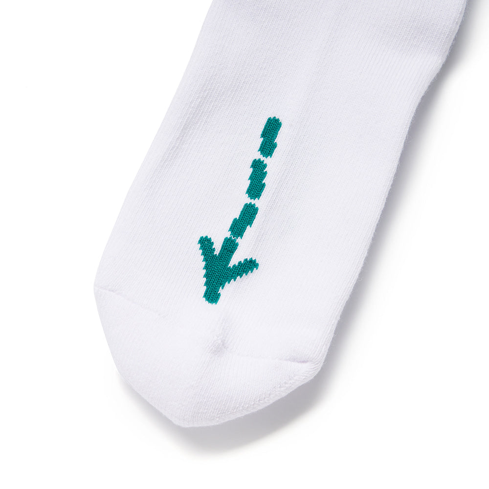 YORF TAG FIELD SOCKS WHITE