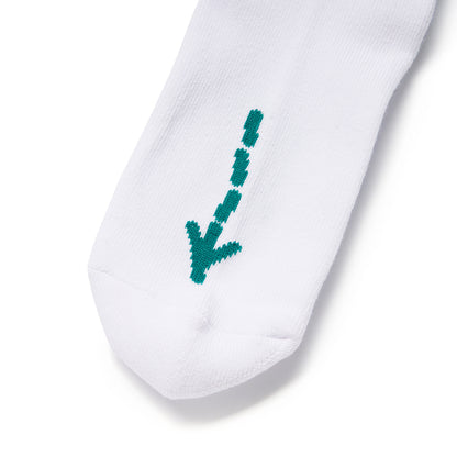 YORF TAG FIELD SOCKS WHITE