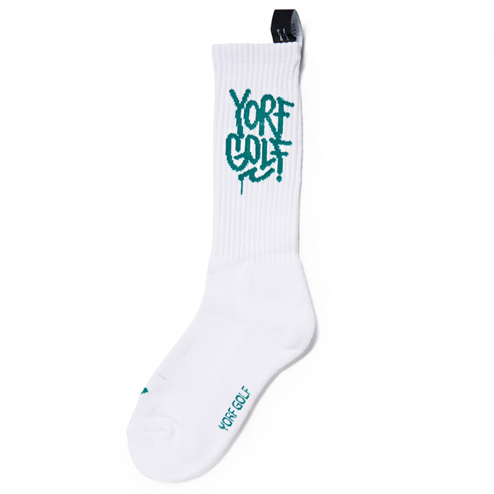 YORF TAG FIELD SOCKS WHITE