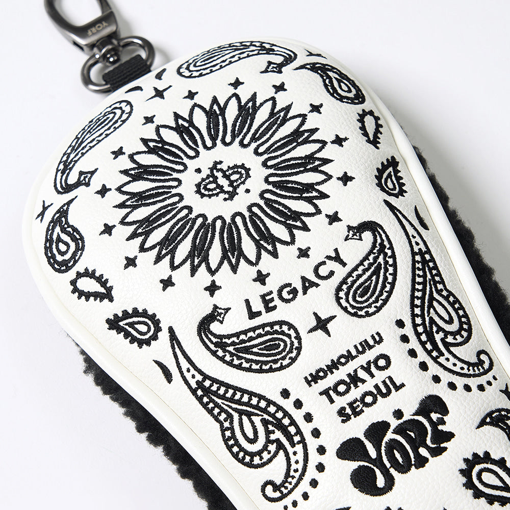 YORF PAISLEY WHITE HEAD COVER UTILITY
