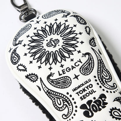 YORF PAISLEY WHITE HEAD COVER UTILITY