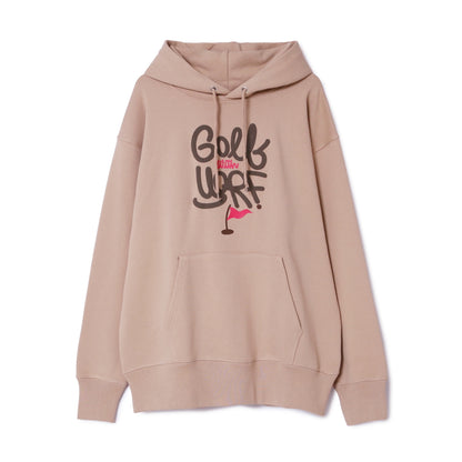 スカルバックプリントロゴフーディー