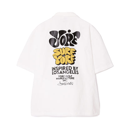 バックロゴドットエアーシャツ